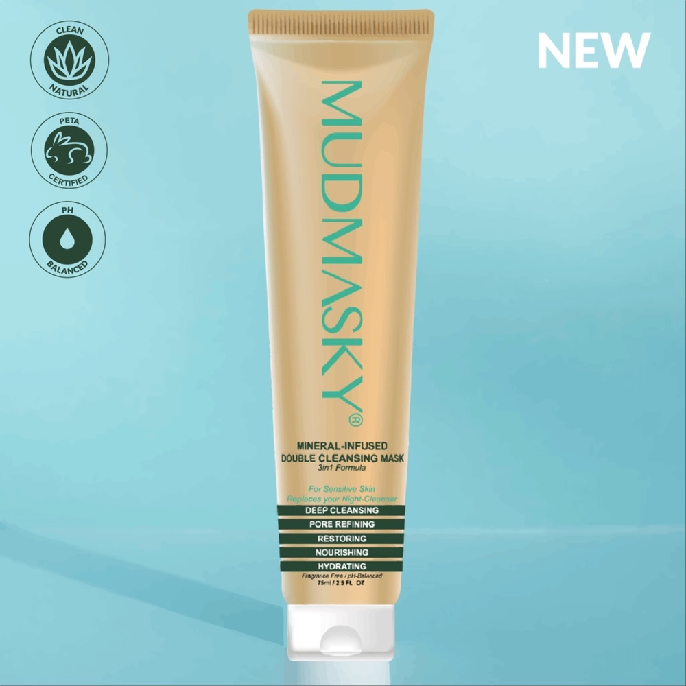 MUDMASKY Mineral infused double cleansing mask
